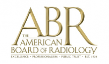 American Board of Radiology badge