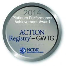 GWTG Platinum Performance Achievement Award logo